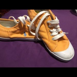 Size 9 in lady Polo shoes